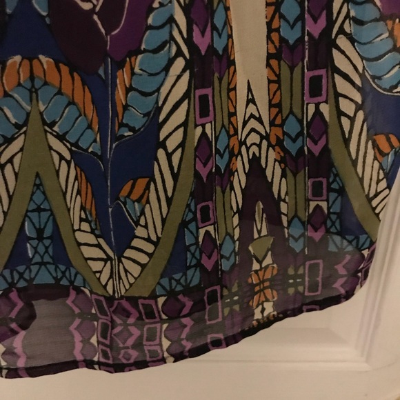 Multicolored dress with cutouts - Picture 3 of 4